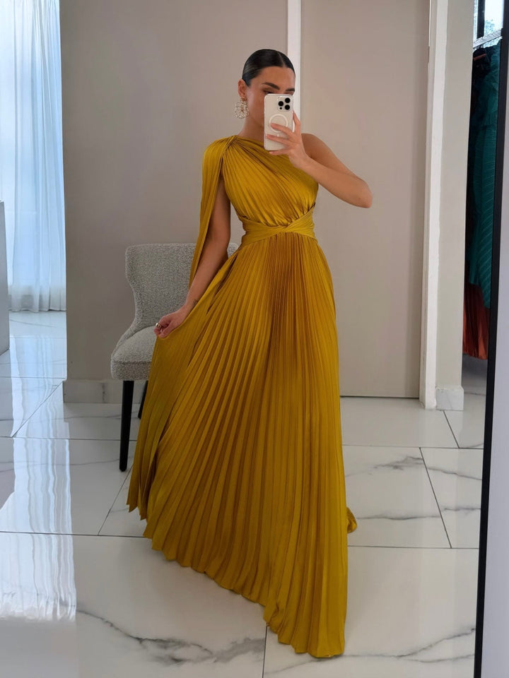 SARA GOLD DRESS