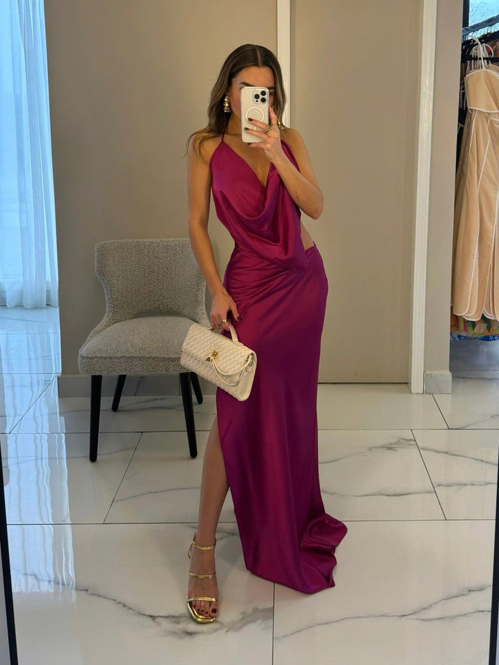 DAIRA MAGENTA DRESS