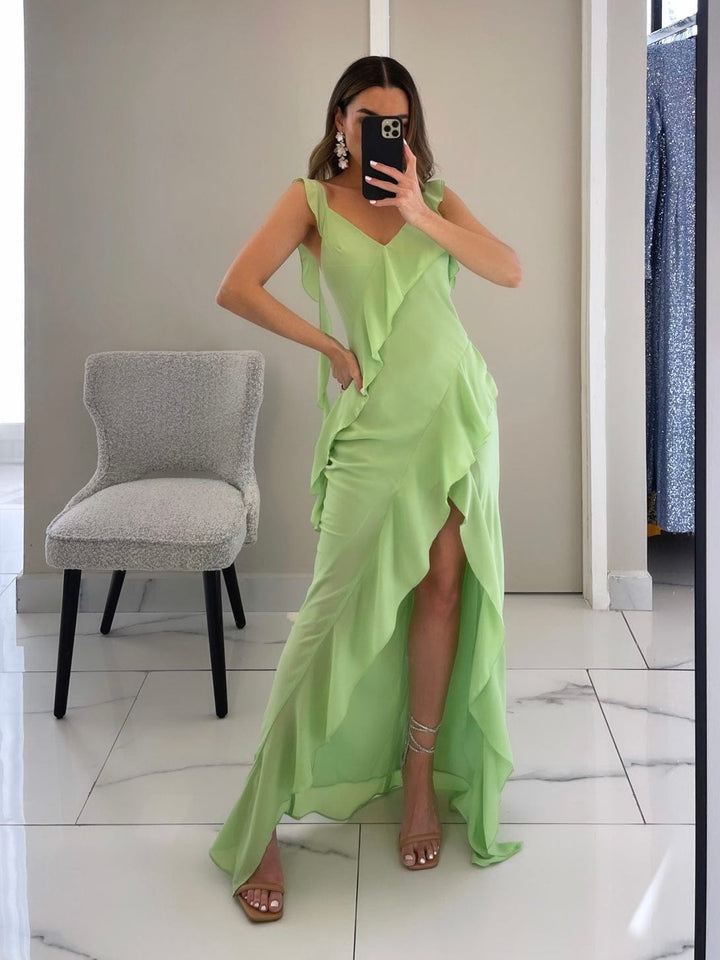 PERLA PISTACHIO DRESS