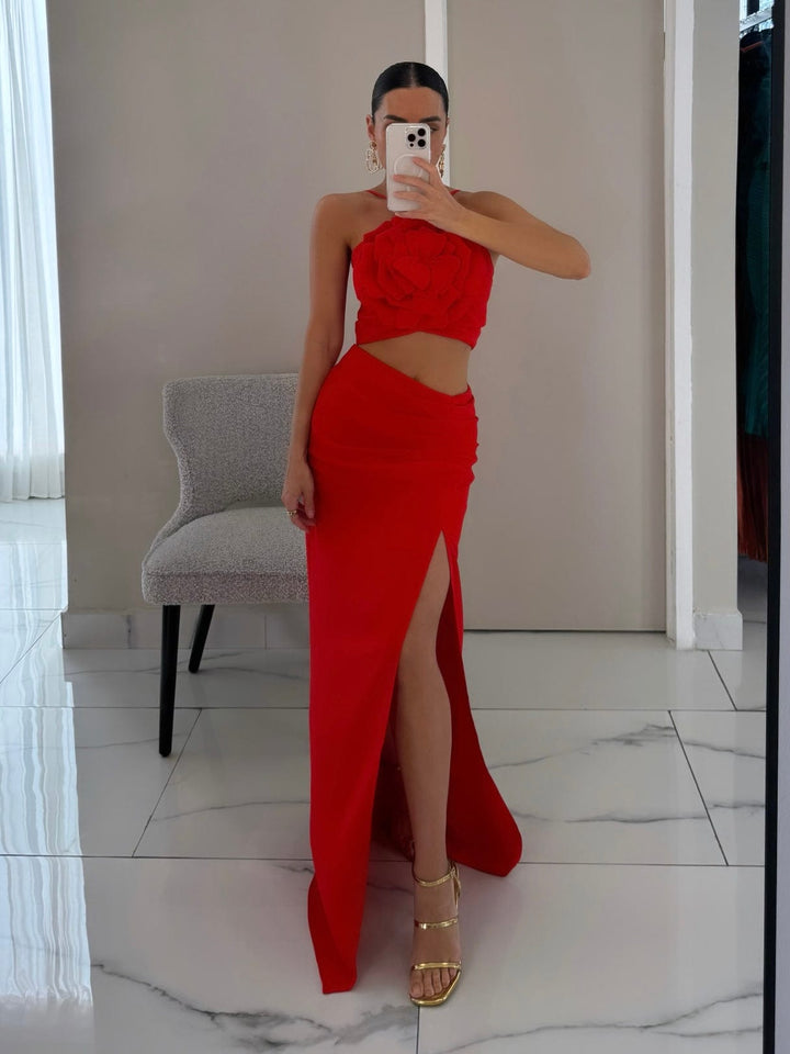 DOMINICA RED DRESS