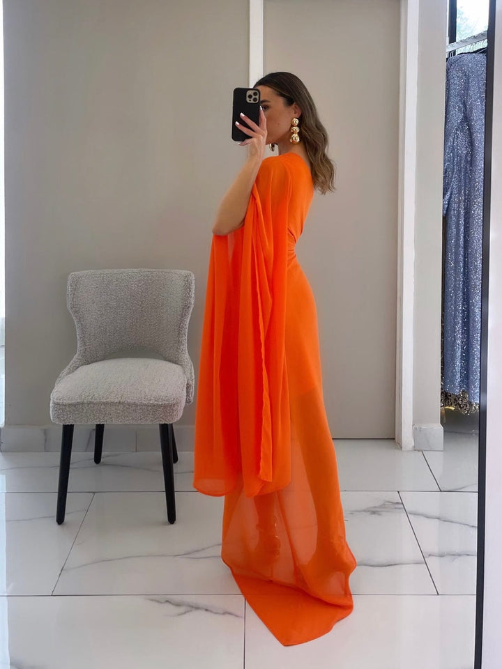 SCHUL ORANGE DRESS