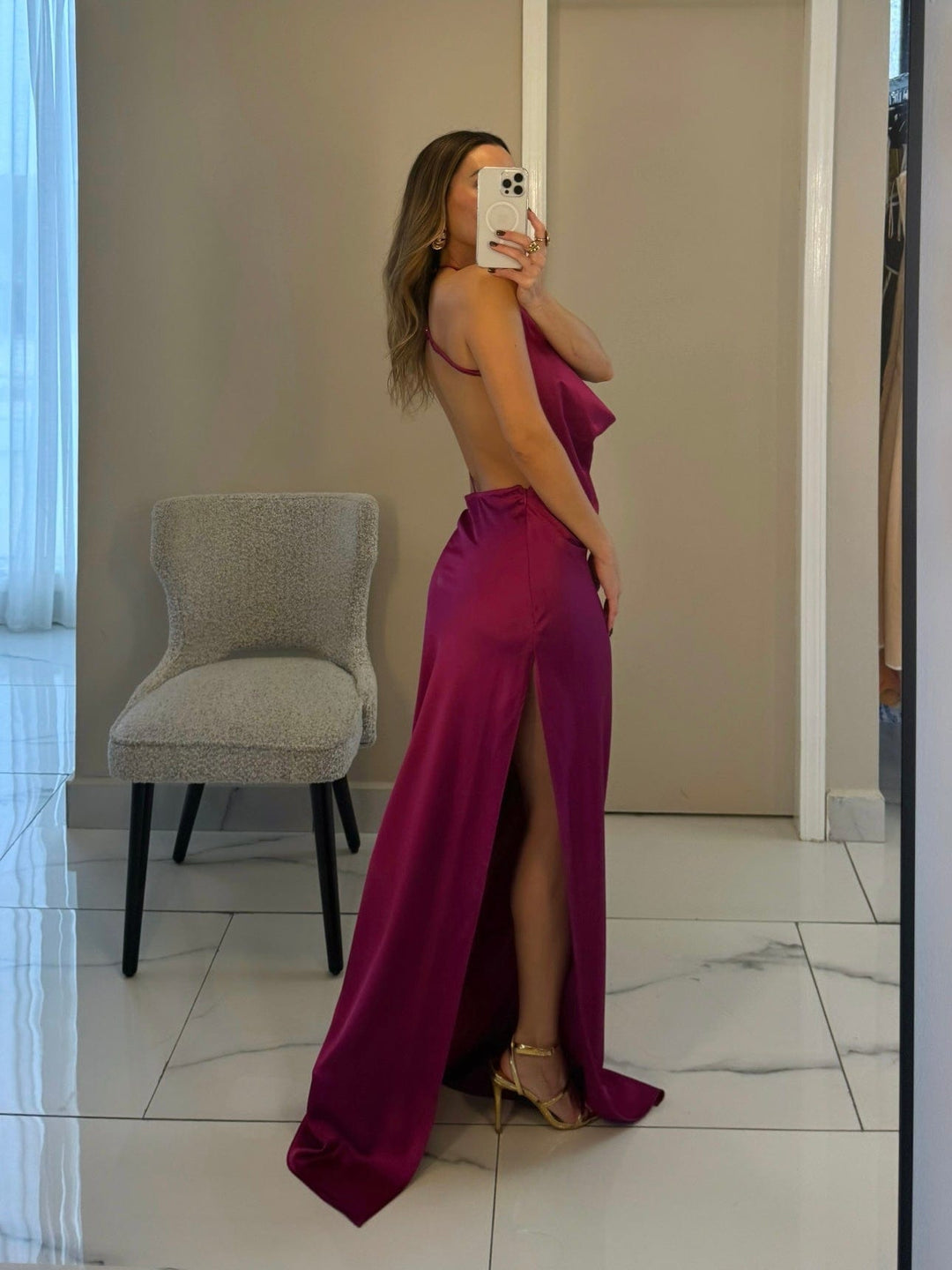 DAIRA MAGENTA DRESS