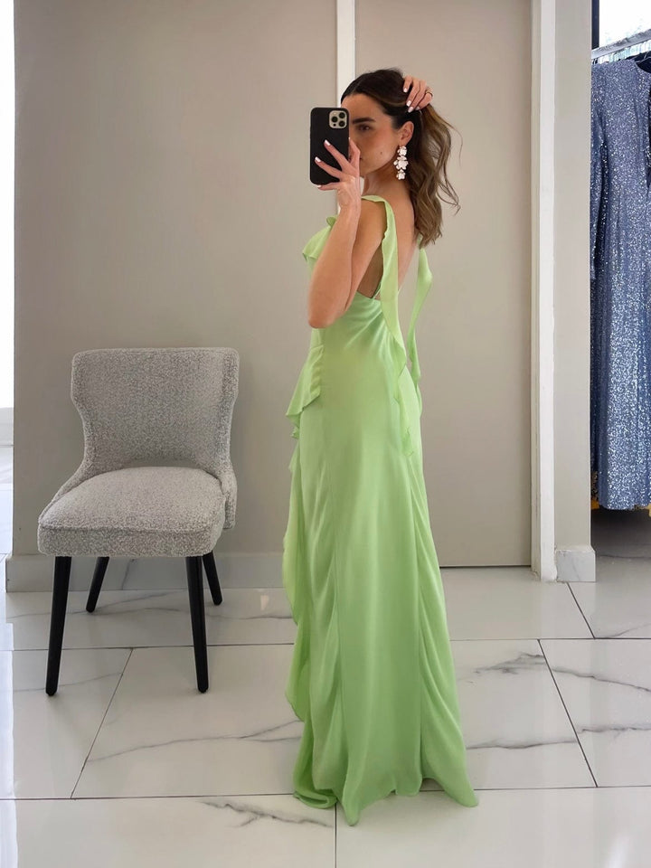 PERLA PISTACHIO DRESS