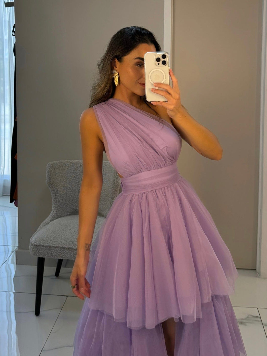 CLOE LAVANDER DRESS