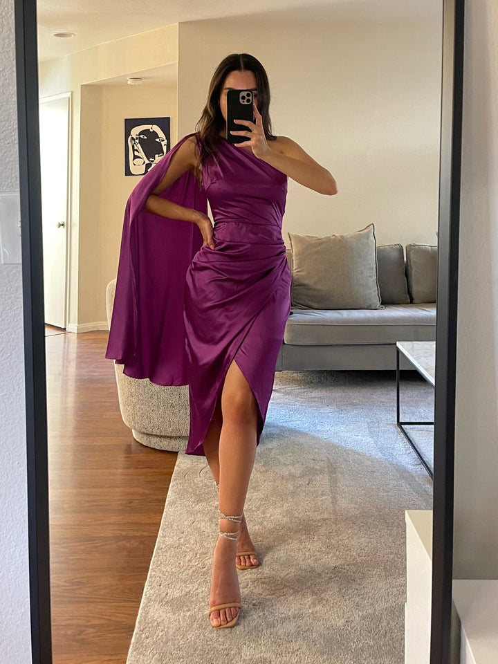 LAURA MAGENTA DRESS