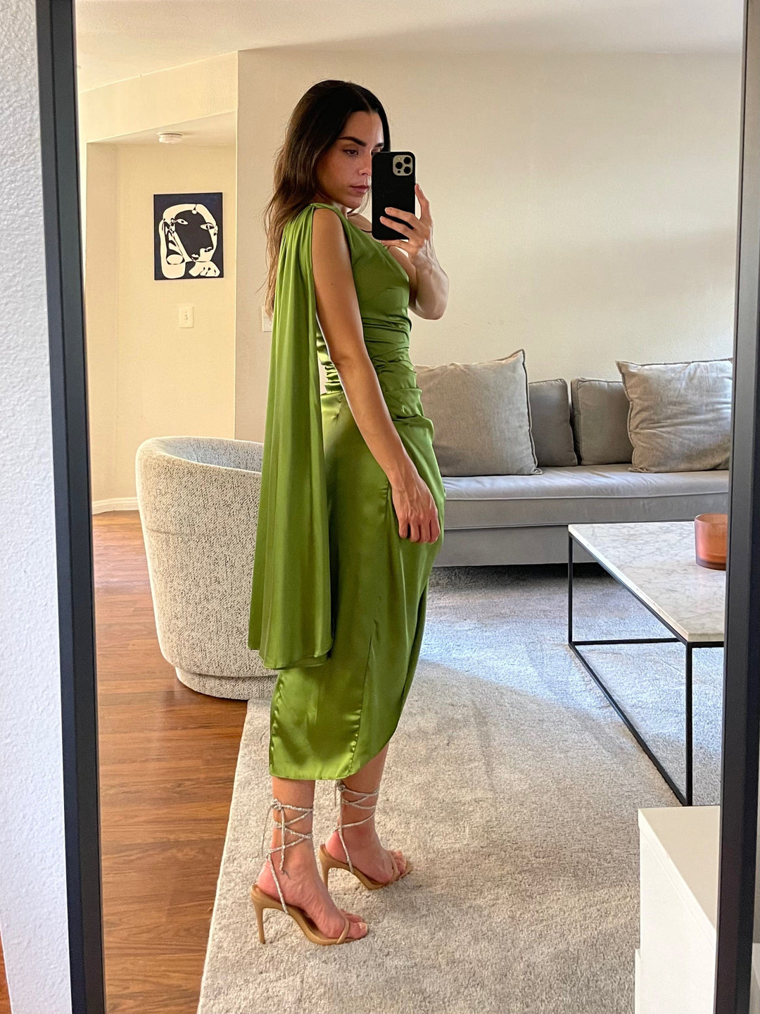 LAURA GREEN DRESS