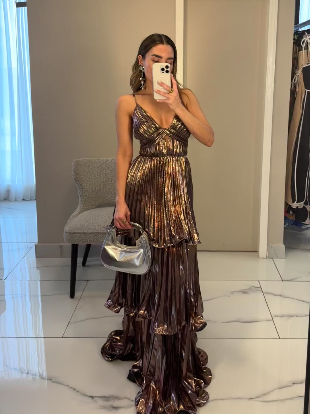 TANA BRONZE DRESS